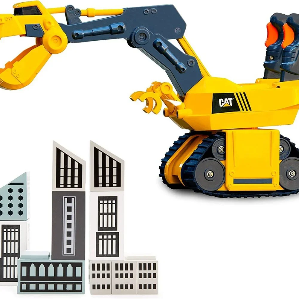 CAT Light & Sound Roaring Excavator Battery Operated Toy